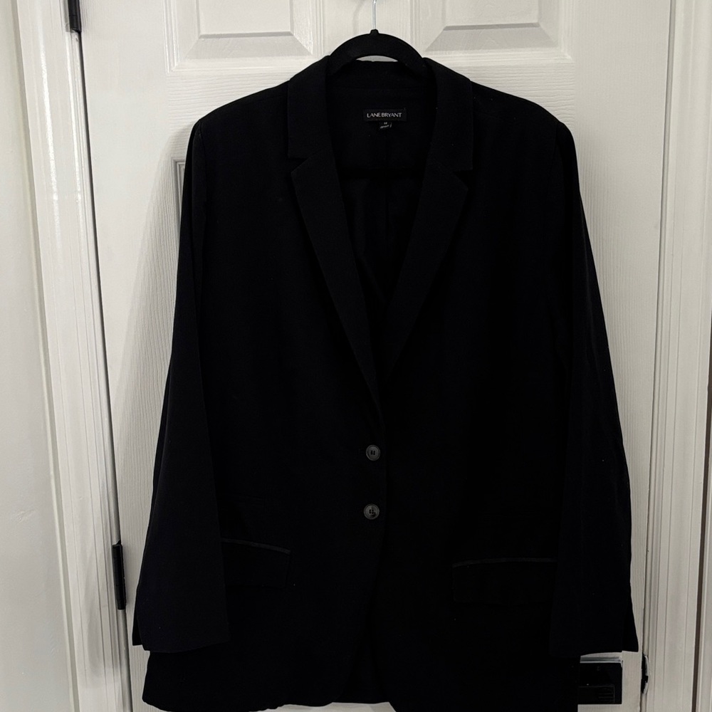 Lane Bryant Women's Elegant Black Suit Jacket
